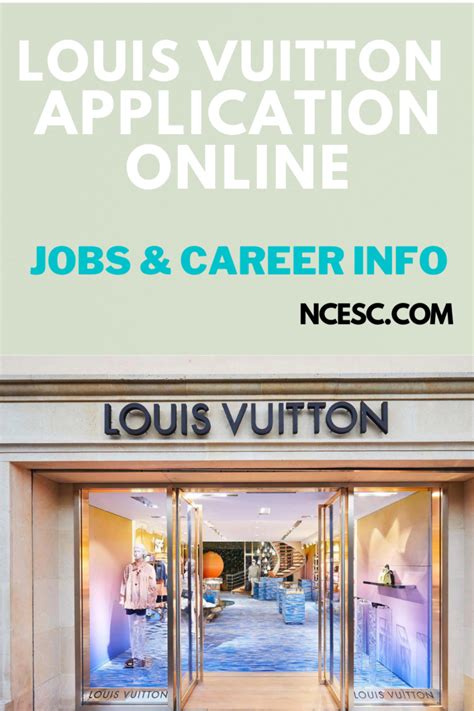 how old to work at louis vuitton|louis vuitton job application.